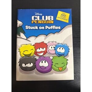Disney Club Penguin "Stuck on Puffles" Sticker Book